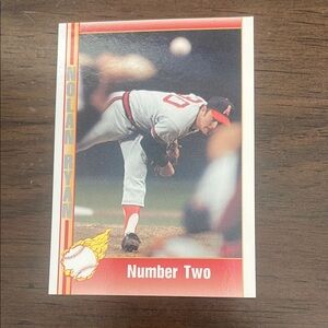 Nolan Ryan Baseball Card - Red and White